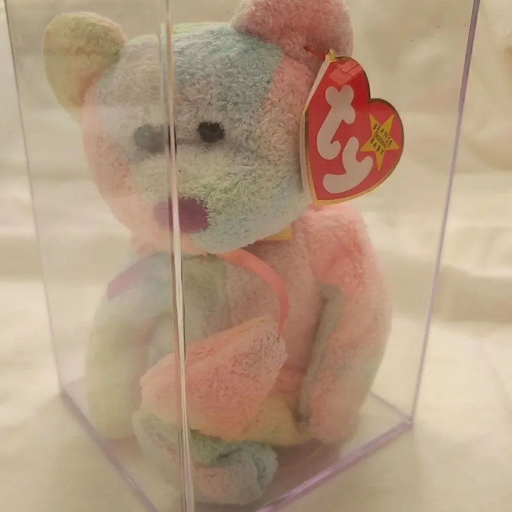 TyโBeanie Baby 9" GROOVY Bear DOB: January 10,โ1999